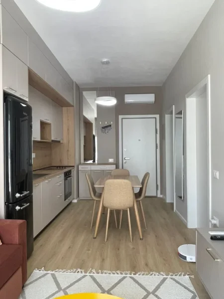 Tirane, jepet me qera apartament 1+1 Kati 8, 47 m² 450 € (Ali Demi)