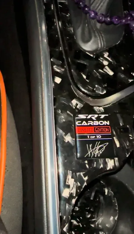 🇺🇸SHITET DODGE CHALLENGER SRT DEMON CARBON LIMITED EDITION 1OF10 E PERSONALIZUAR