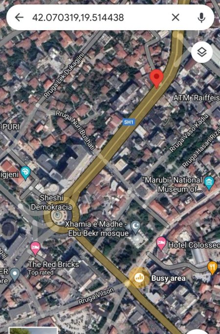 Tirane, shitet dyqan Kati 0, 600 m²  Shkoder rruga Qemal Dracini