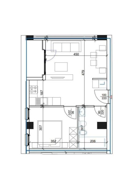 Tirane, shes apartament 1+1+BLK Kati 10, 60 m² 75.000 Euro (Rruga Dritan Hoxha)