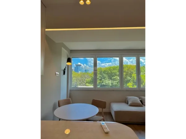 Tirane, jepet me qera apartament 1+1 Kati 7, 65 m² 1.000 € (myslym shyri)