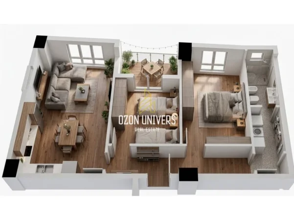 Tirane, shitet apartament 2+1+Ballkon Kati 6, 100 m² 125.750 € (Paskuqan)