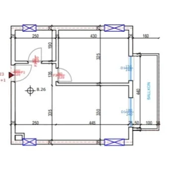 Kavaje, shes apartament 1+1 Kati 2, 69 m² 108.000 € (Rruga e Fshatrave Turistike)