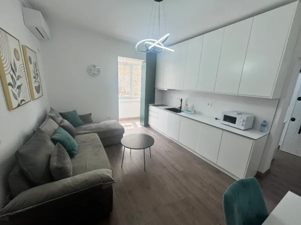 Tirane, jepet me qera apartament 1+1+Ballkon Kati 2, 55 m² 55.000 leke (21 Dhjetori)