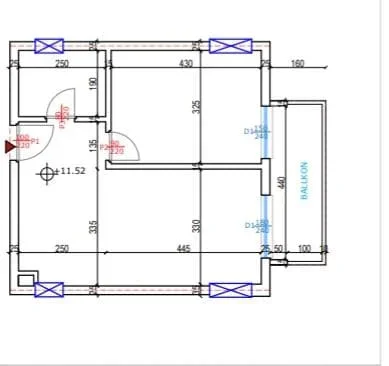 Kavaje, shes apartament 1+1 Kati 3, 69 m² 115.000 € (Rruga e Fshatrave Turistike)