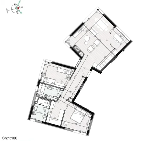 Tirane, shitet apartament 2+1 Kati 0, 127 m² 369.000 € 