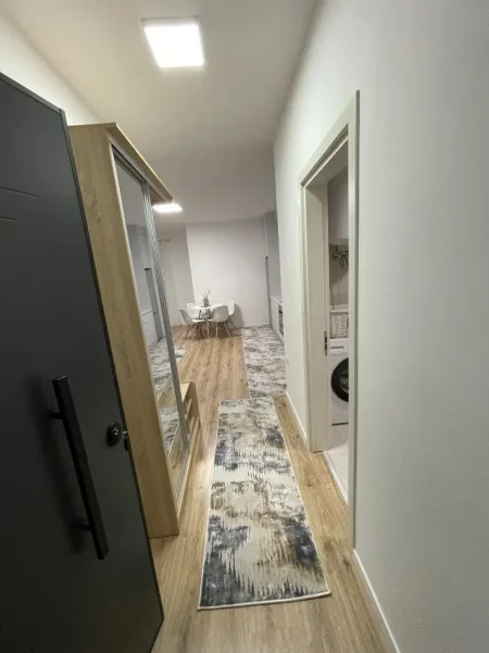 Tirane, jepet me qera apartament 1+1 Kati 6, 70 m² 600 € (KOMPLEKSI AURA)