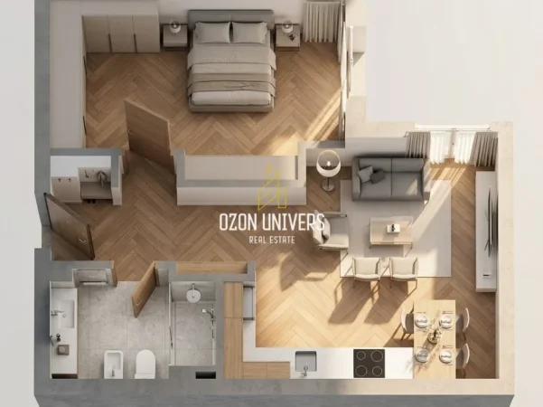 Vlore, shitet apartament 1+1+Ballkon Kati 2, 81 m² 310.000 € (Green Coast 2 Residence, Palasë)