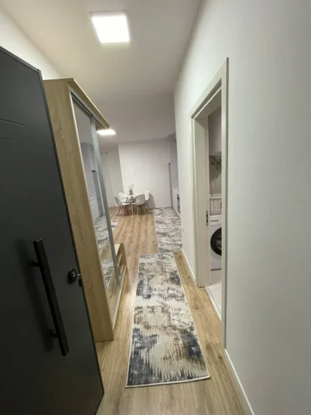 Tirane, jepet me qera apartament 1+1+Ballkon Kati 6, 65 m², Çmimi 55.000 Lekë të Reja, (Kompleksi AURA,Rruga Dritan Hoxha, Tiranë)