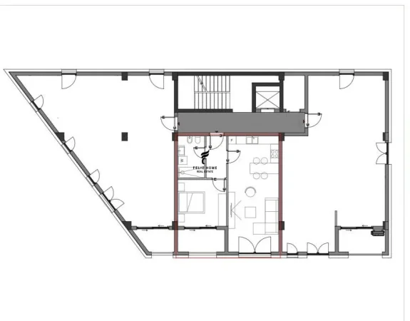 Dhermi - Palase, shitet apartament 1+1 Kati 0, 79 m² 214.500 € (PALASE)