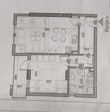 Tirane, shitet apartament 1+1 Kati 6, 63 m² 110.000 € (Astir)