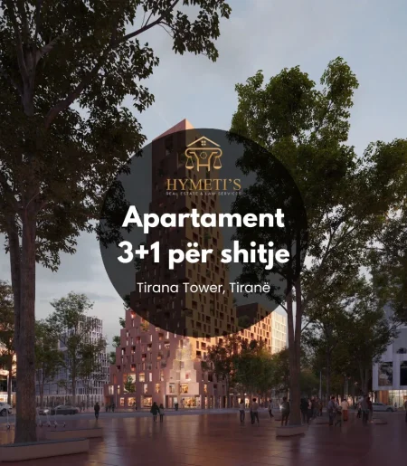 Tirane, shitet apartament 3+1 Kati 21, 187 m² 398.000 € (Tirana Tower, Rr. Xhanfize Keko)