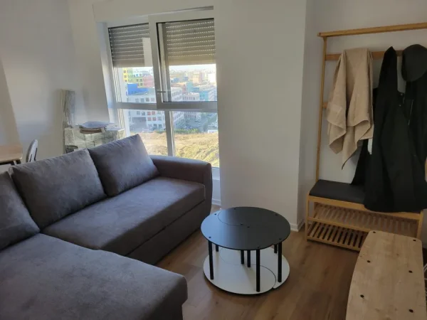 Tirane, jepet me qera apartament 1+1 Kati 6, 50 m² 350 € (Ali Demi)