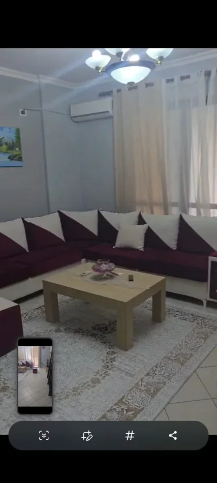 Tirane, jepet me qera apartament 2+1+Ballkon Kati 6, 600 € 