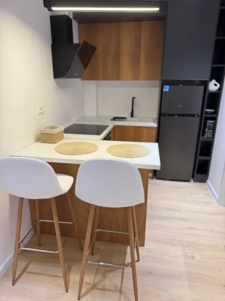 Tirane, jap me qera garsonier 1+1 Kati 8, 420 €