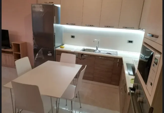 Tirane, jepet me qera apartament 1+1 Kati 9, 65 m² 600 € (MYSLYM SHYRI)
