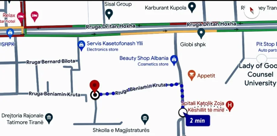 Tirane, jepet me qera shtepi 2+1 Kati 3, 100 m² (Rr:Beniamin Kruta , Zoja e Keshillit te Mire)