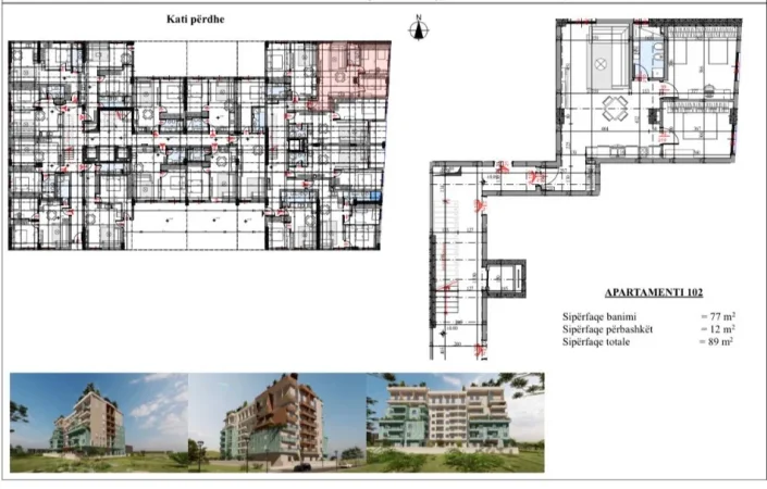 🏖️SHITET APARTAMENT 2+1,Kati 0, 106.800 EURO NE GOLEM , KAVAJE🏖️
