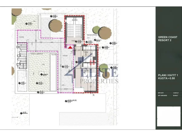 Dhermi - Palase, shitet Vile 2 Katshe , 479 m² 940.000 € (Green Coast Village)