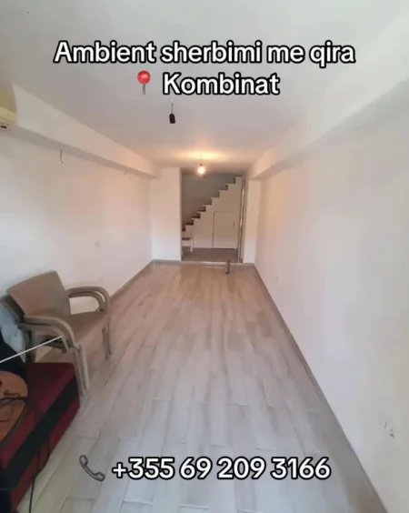 Tirane, jepet me qera ambjent biznesi , 40 m² 250 € (Kombinat)