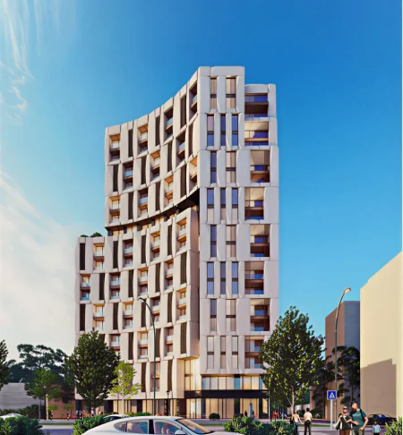 Tirane, shitet apartament 2+1 Kati 5, 87 m² (Monolith Residence, Rruga Bardhyl)