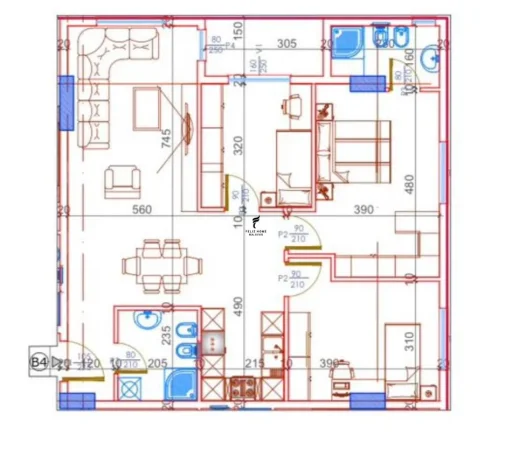 Tirane, shitet apartament 3+1 Kati 1, 115 m² 104.000 € (KAMEZ)