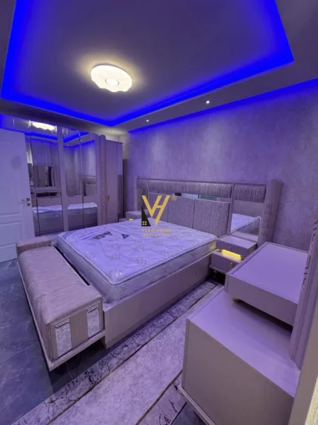 Tirane, jepet me qera apartament 1+1+Ballkon Kati 8, 70 m² 520 € (UNIVERS CITY)