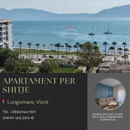 Vlore, shitet apartament 1+1 Kati 6, 70 m² 163.000 € (Lungomare, Vlorë)