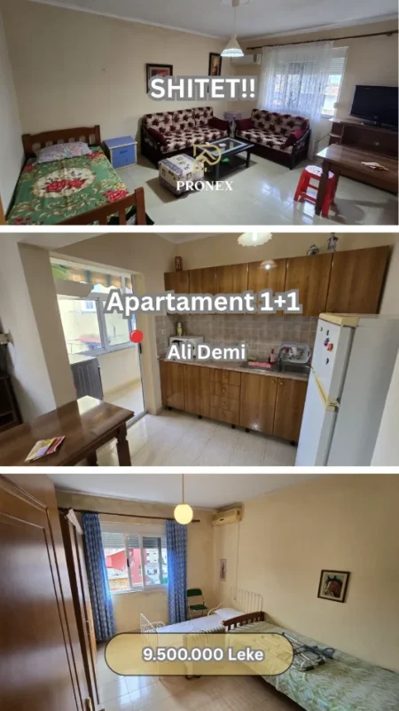 Tirane, shitet apartament 1+1 Kati 4, 54 m² 95.000 € (Ali Demi)