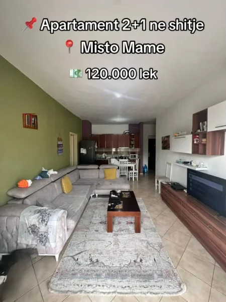 Tirane, shitet apartament 2+1 Kati 4, 93 m² 120.000 € (Misto Mame)