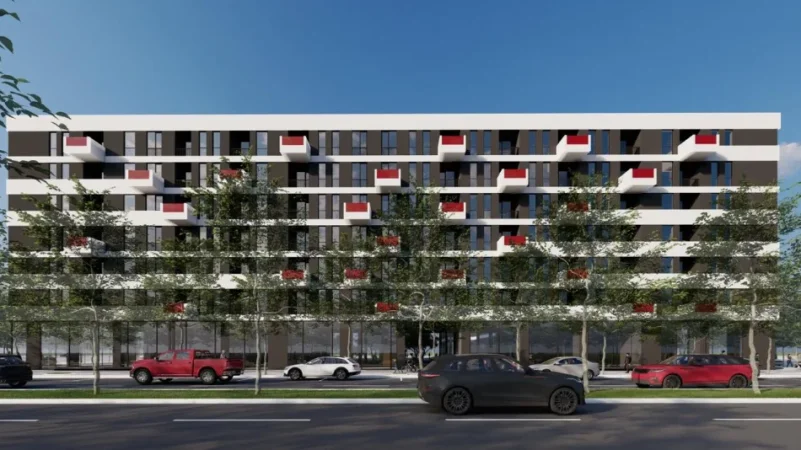 Tirane, shitet apartament 1+1+Ballkon Kati 6, 79 m² (Blv Nene Tereza, Kamez sapo kalon Bashkine)