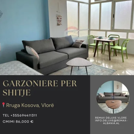 Vlore, shitet apartament 1+1 Kati 9, 42 m² 86.000 € (Rruga Kosova, Skele, Vlore)