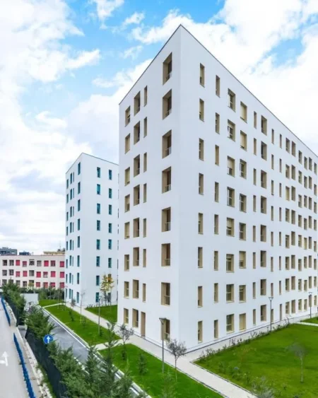 Tirane, jepet me qera apartament 1+1 Kati 4, 57 m² 400 € (REZIDENCA KADIU)