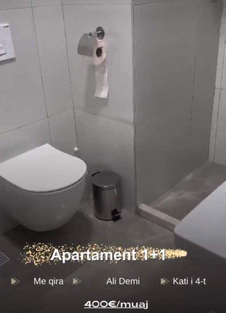 Tirane, jepet me qera apartament 1+1 Kati 4, 400 Euro ne Ali Dem