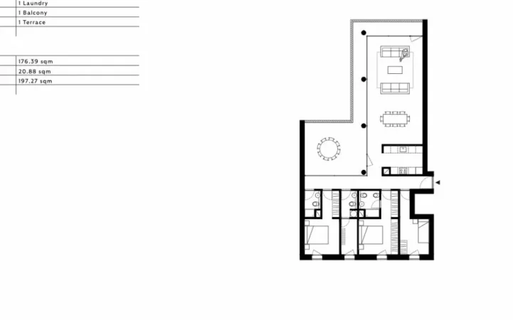 Tirane, shitet apartament 3+1 , 198 m² 276.178 € (sauk)