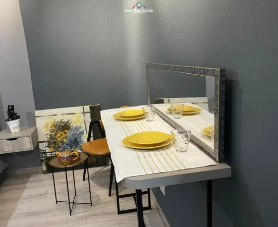 Tirane, jepet me qera apartament 1+1 Kati 1, 35 m² 430 € (Rruga Myslym Shyri)