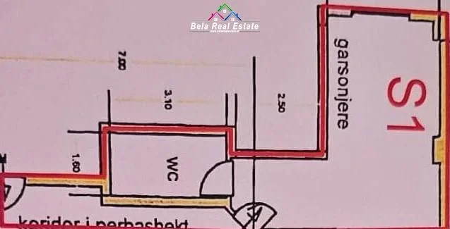 Tirane, shes apartament 1+1 Kati 1, 40 m² 107.000 € (Rruga Muhamet Gjollesha)