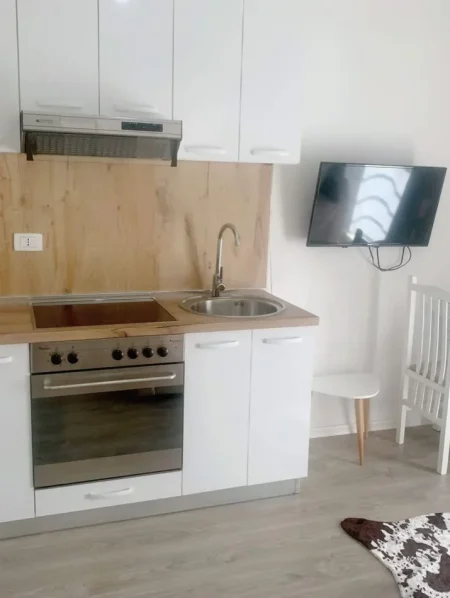 Tirane, jepet me qera apartament 1+1 Kati 5, 40 m² 350 € (Ali Demi)