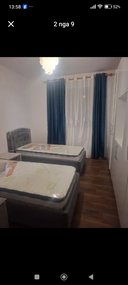 Tirane, jepet me qera apartament 2+1+Ballkon Kati 4, 85 m² 500 € (Astir)