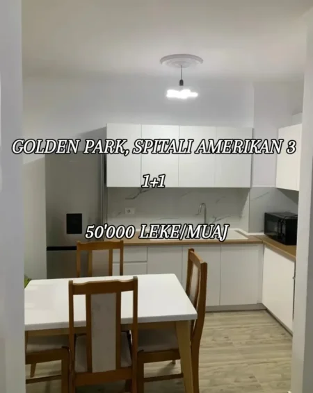 Tirane, jepet me qera apartament 1+1+Ballkon Kati 5, 65 m² 500 € (SPITALI AMERIKAN 3)