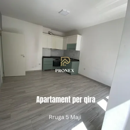Tirane, jepet me qera apartament 1+1 Kati 1, 53 m² 400 € (Rruga 5 Maji)