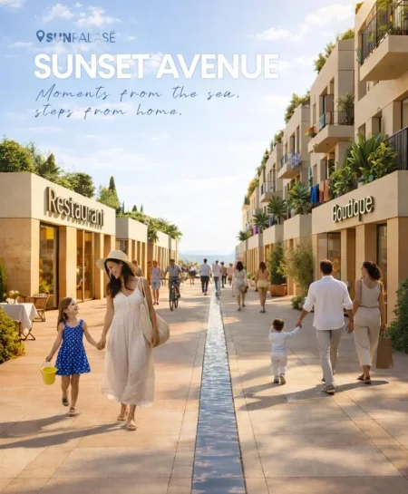 Shitet (2,650€/m2): 1+1 & Ballkon +1 P.Parkimi📍Sun Palase Residence - Palase/Dhermi || 224,800 (74m2)