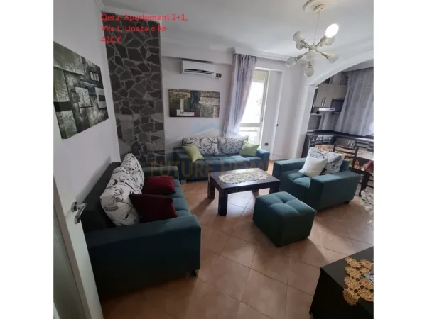 Tirane, jepet me qera apartament 1+1 Kati 3, 100 m² 400 € (Astir)