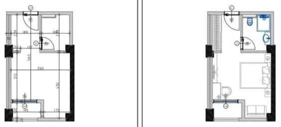 Durres, shitet garsonier Kati 2, 36 m² 42.000 € (Golem)