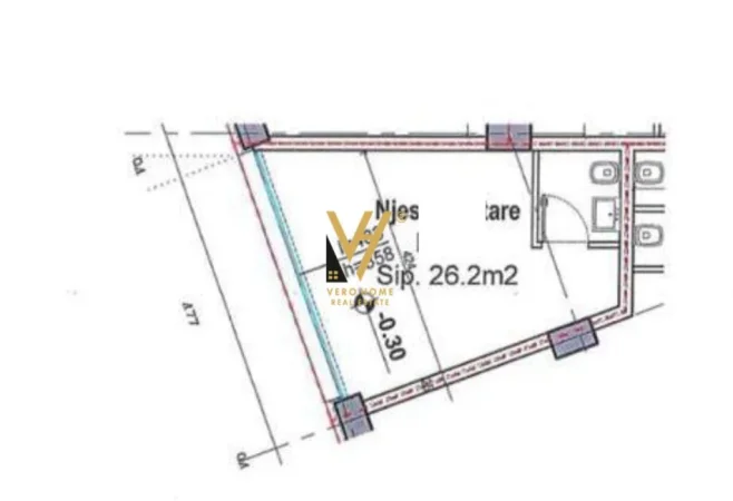 Tirane, jepet me qera zyre Kati 0, 25 m² 340 € (BULEVARDI I RI)