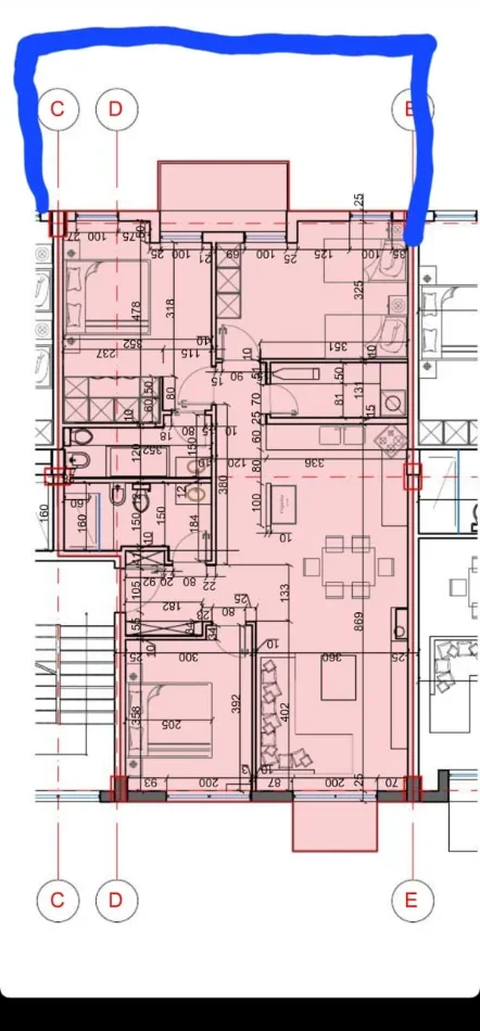 Tirane, shitet apartament 3+1+Aneks+Ballkon Kati 0, 165 m² 450.000 €
