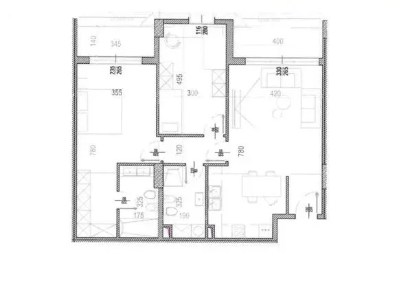 Tirane, shitet apartament 2+1+Aneks+Ballkon Kati 3, 133 m² 239.058 € (ish fusha e aviacionit)