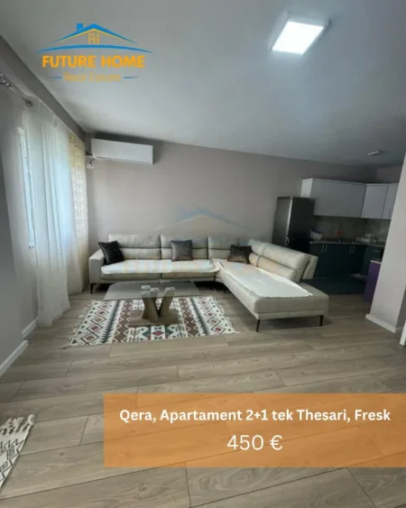 Tirane, jepet me qera apartament 2+1+Ballkon Kati 4, 110 m² 450 € (Fresk)
