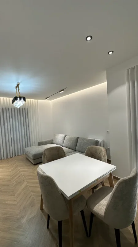 Tirane, jepet me qera apartament 1+1 Kati 1, 65 m² 650 € (Oasis rezidence)