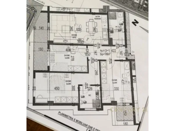 Tirane, shes apartament 2+1+Aneks+Ballkon Kati 5, 122 m² 175.000 € 